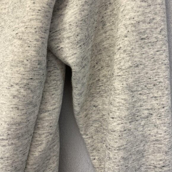 Abercrombie & Fitch Sherpa Lined Open Cardigan Sweater Womens Medium Gray Cream - Picture 10 of 12